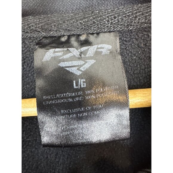 FXR Authentic Ride Co Softshell Hoodie Red Black Men L Jacket - Picture 5 of 7